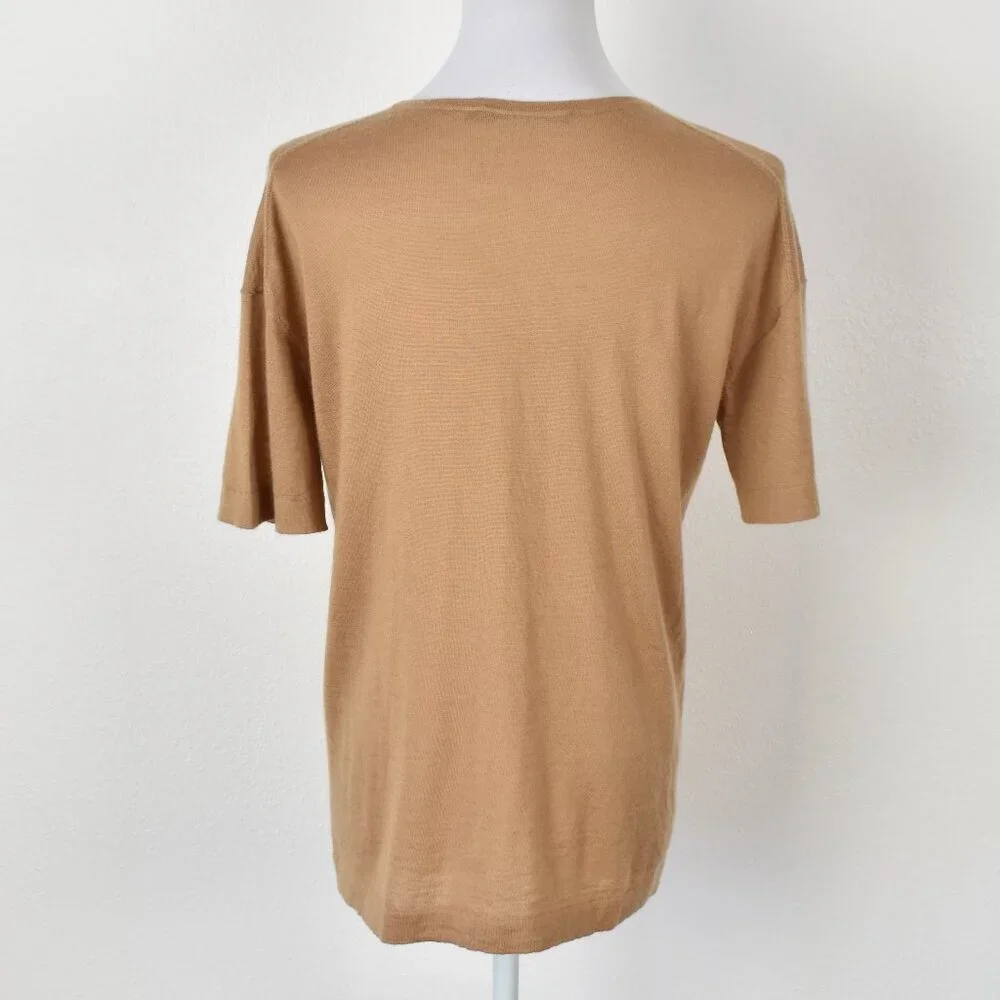 Jenni Kayne Cashmere Tee Toast - S - Picture 6 of 9